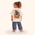 Pumpkin in charge Oversized Halloween Unisex T-Shirt for Kids